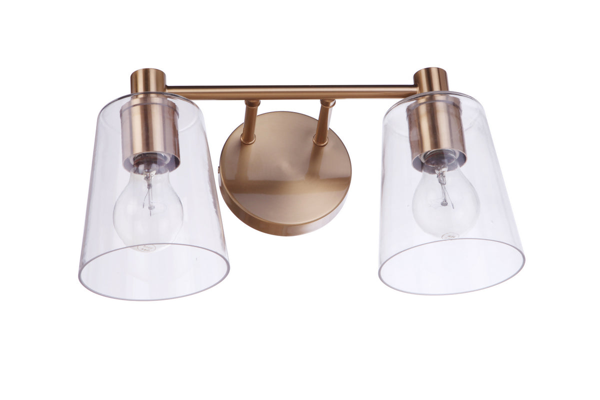 Craftmade - 12615SB2 - Two Light Vanity - Emilio - Satin Brass