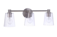Craftmade - 12623BNK3 - Three Light Vanity - Emilio - Brushed Polished Nickel