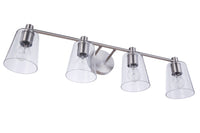 Craftmade - 12633BNK4 - Four Light Vanity - Emilio - Brushed Polished Nickel