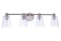 Craftmade - 12633BNK4 - Four Light Vanity - Emilio - Brushed Polished Nickel