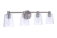 Craftmade - 12633BNK4 - Four Light Vanity - Emilio - Brushed Polished Nickel