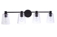 Craftmade - 12633FB4 - Four Light Vanity - Emilio - Flat Black