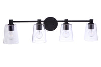 Craftmade - 12633FB4 - Four Light Vanity - Emilio - Flat Black