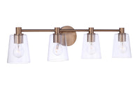 Craftmade - 12633SB4 - Four Light Vanity - Emilio - Satin Brass