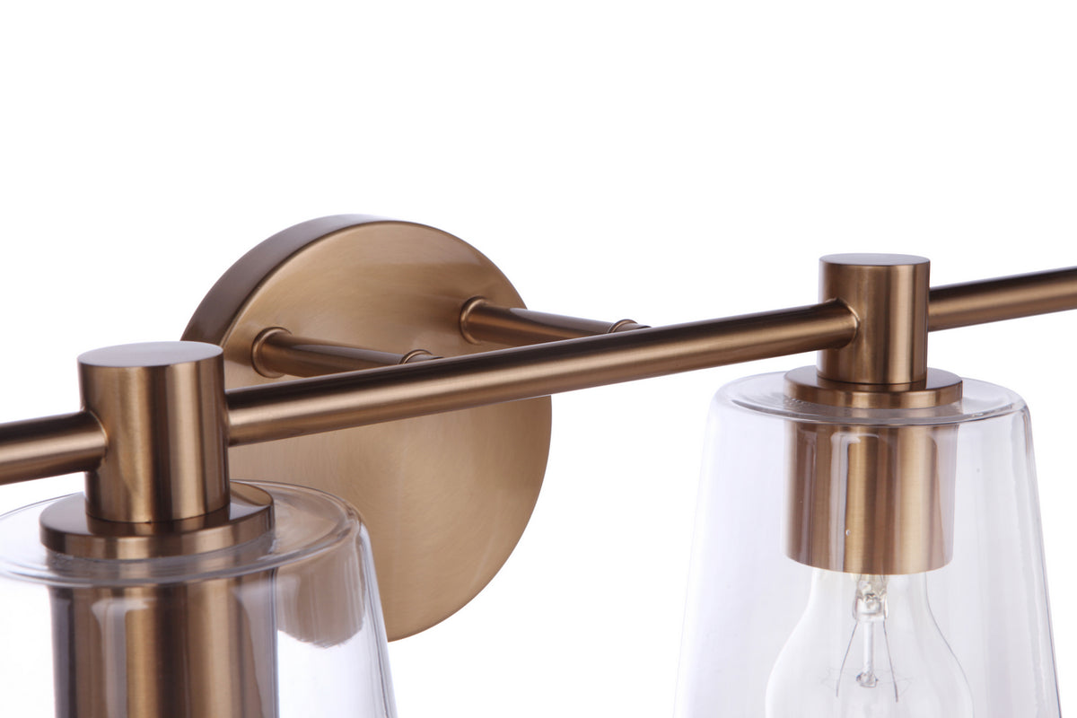 Craftmade - 12633SB4 - Four Light Vanity - Emilio - Satin Brass