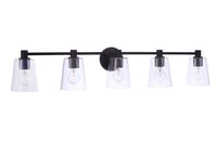 Craftmade - 12642FB5 - Five Light Vanity - Emilio - Flat Black