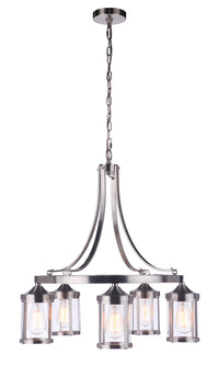 Craftmade - 55325-BNK - Five Light Chandelier - Elliot - Brushed Polished Nickel