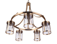 Craftmade - 55325-SB - Five Light Chandelier - Elliot - Satin Brass