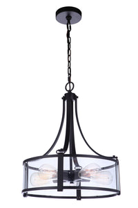 Craftmade - 55395-FB - Five Light Pendant - Elliot - Flat Black