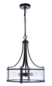 Craftmade - 55395-FB - Five Light Pendant - Elliot - Flat Black
