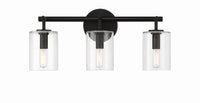 Craftmade - 55603-FB - Three Light Vanity - Hailie - Flat Black