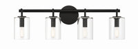 Craftmade - 55604-FB - Four Light Vanity - Hailie - Flat Black