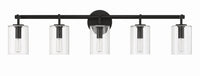 Craftmade - 55605-FB - Five Light Vanity - Hailie - Flat Black