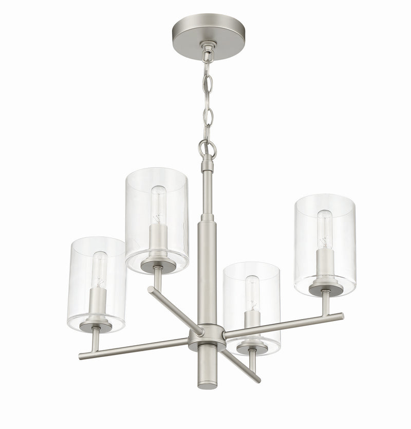 Craftmade - 55624-SN - Four Light Chandelier - Hailie - Satin Nickel