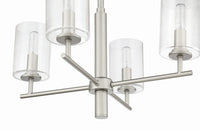 Craftmade - 55624-SN - Four Light Chandelier - Hailie - Satin Nickel