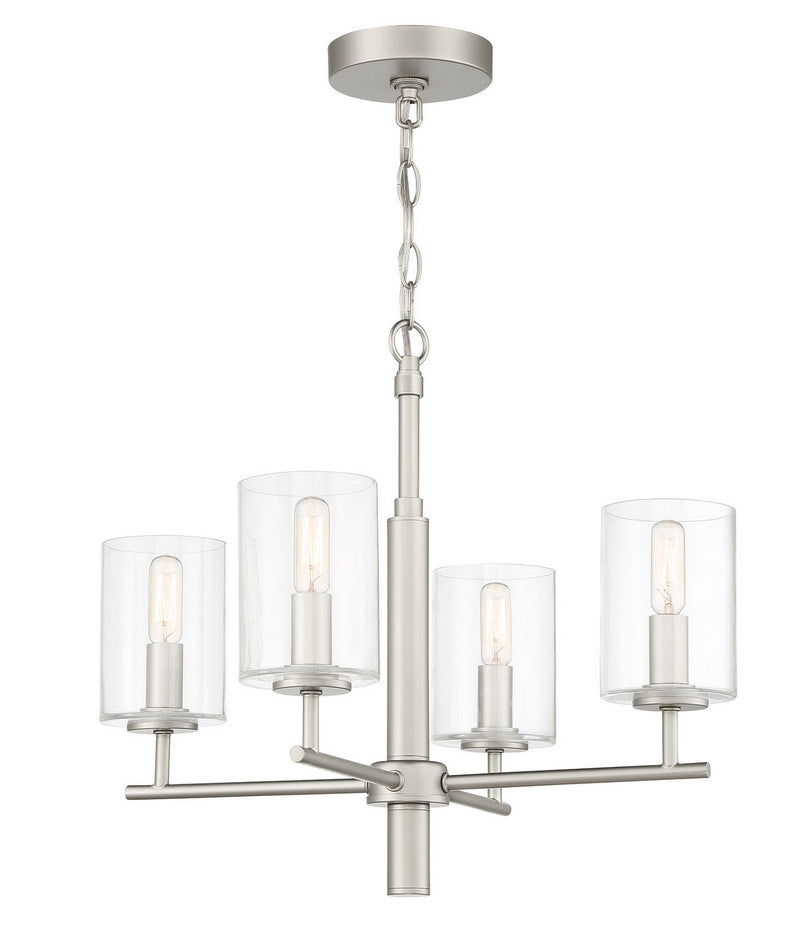 Craftmade - 55624-SN - Four Light Chandelier - Hailie - Satin Nickel