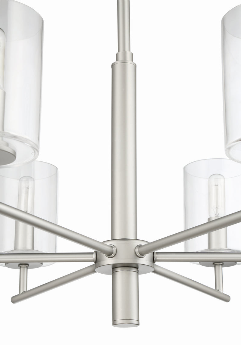Craftmade - 55626-SN - Six Light Chandelier - Hailie - Satin Nickel