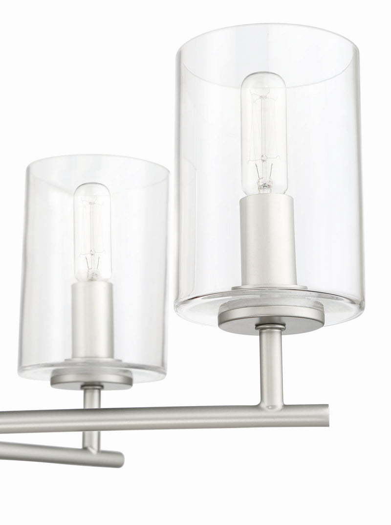 Craftmade - 55626-SN - Six Light Chandelier - Hailie - Satin Nickel