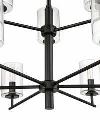 Craftmade - 55629-FB - Nine Light Chandelier - Hailie - Flat Black