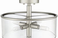 Craftmade - 55654-SN - Four Light Convertible Semi Flush - Hailie - Satin Nickel