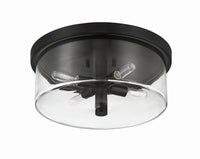 Craftmade - 55684-FB - Four Light Flushmount - Hailie - Flat Black