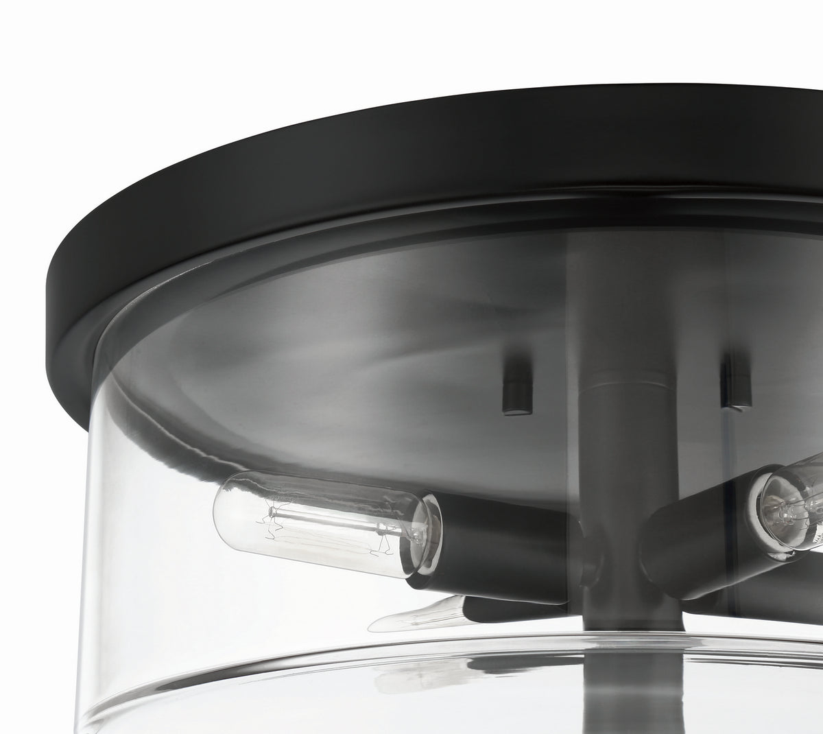 Craftmade - 55684-FB - Four Light Flushmount - Hailie - Flat Black