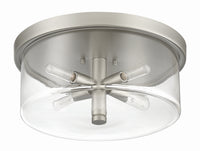 Craftmade - 55684-SN - Four Light Flushmount - Hailie - Satin Nickel