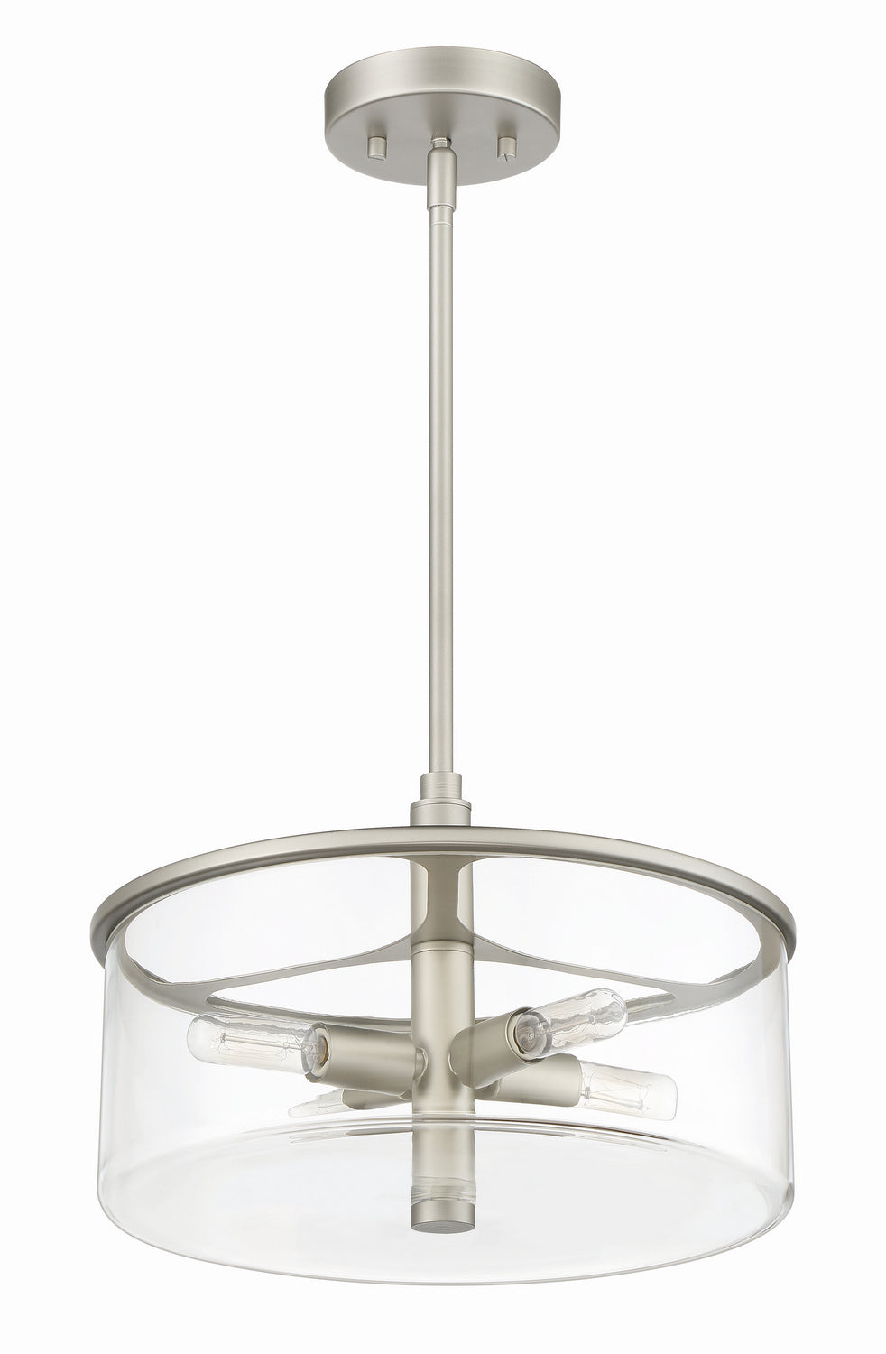 Craftmade - 55694-SN - Four Light Pendant - Hailie - Satin Nickel