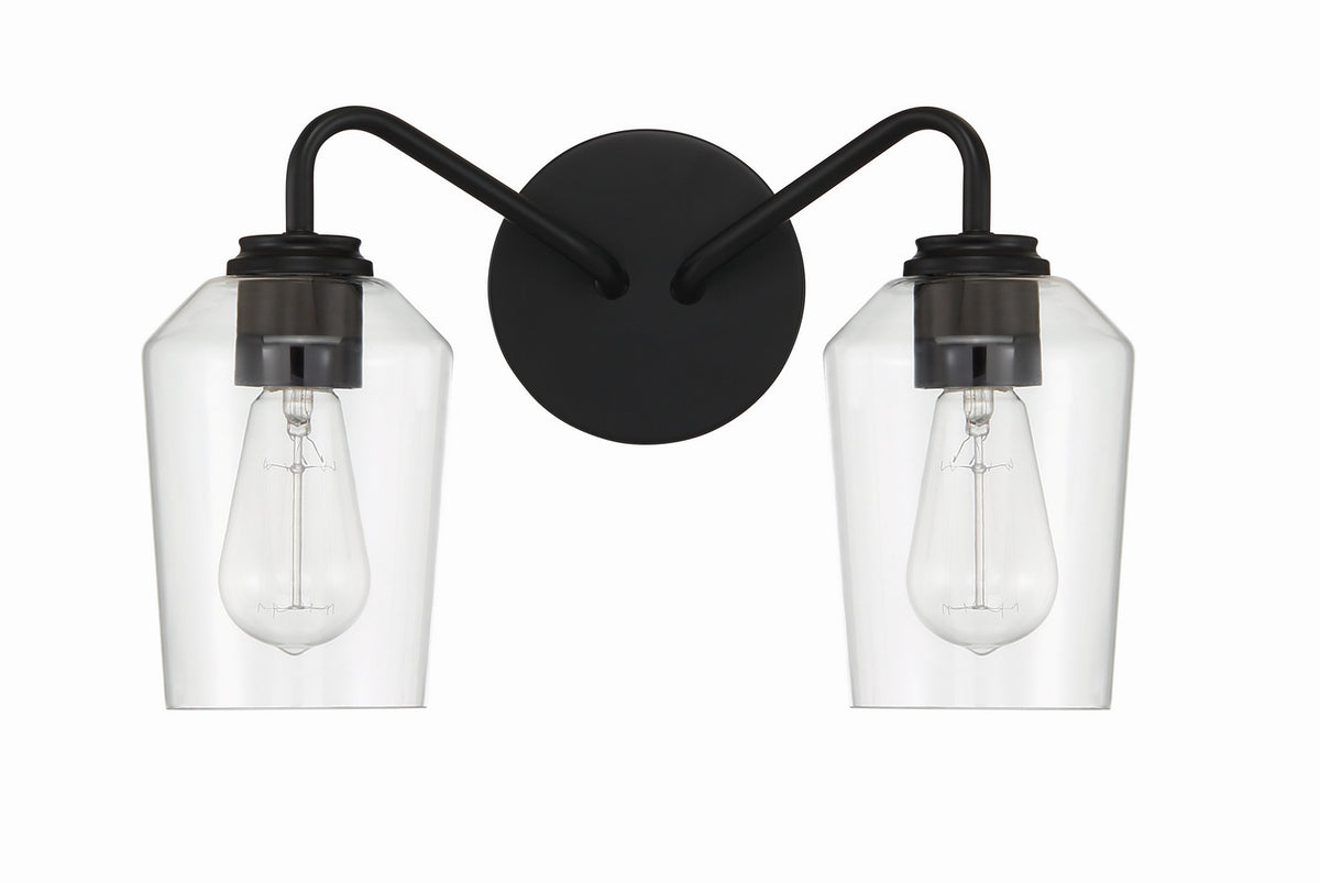 Craftmade - 56102-FB - Two Light Vanity - Shayna - Flat Black