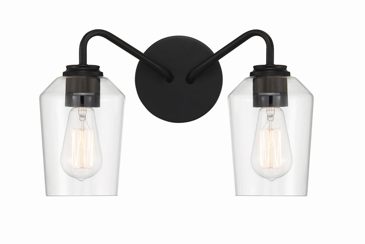 Craftmade - 56102-FB - Two Light Vanity - Shayna - Flat Black