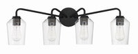 Craftmade - 56104-FB - Four Light Vanity - Shayna - Flat Black