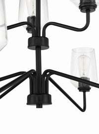 Craftmade - 56129-FB - Nine Light Chandelier - Shayna - Flat Black