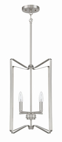 Craftmade - 56134-BNK - Four Light Foyer Pendant - Shayna - Brushed Polished Nickel