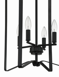 Craftmade - 56134-FB - Four Light Foyer Pendant - Shayna - Flat Black