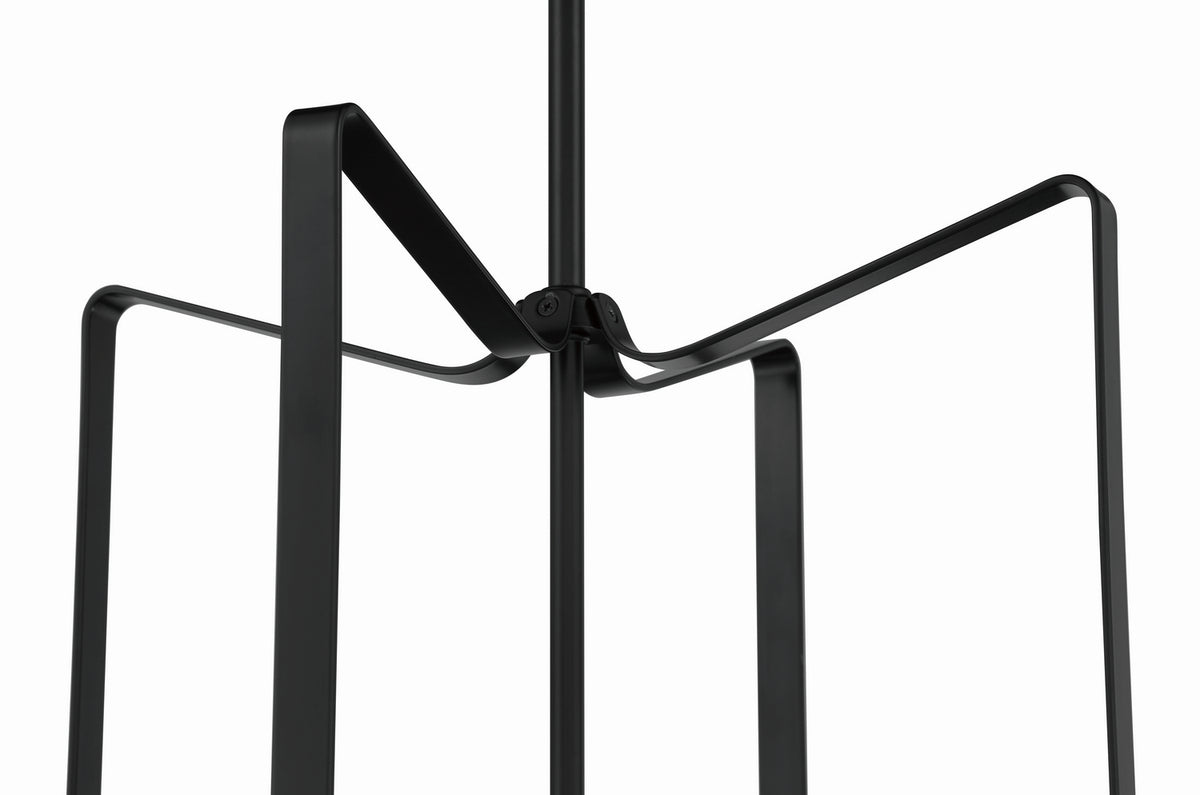Craftmade - 56134-FB - Four Light Foyer Pendant - Shayna - Flat Black