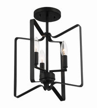 Craftmade - 56153-FB - Three Light Convertible Semi Flush - Shayna - Flat Black