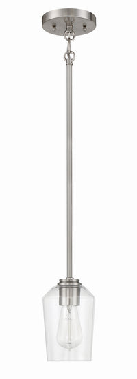 Craftmade - 56191-BNK - One Light Mini Pendant - Shayna - Brushed Polished Nickel