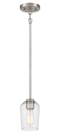 Craftmade - 56191-BNK - One Light Mini Pendant - Shayna - Brushed Polished Nickel