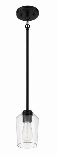 Craftmade - 56191-FB - One Light Mini Pendant - Shayna - Flat Black