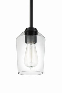 Craftmade - 56191-FB - One Light Mini Pendant - Shayna - Flat Black