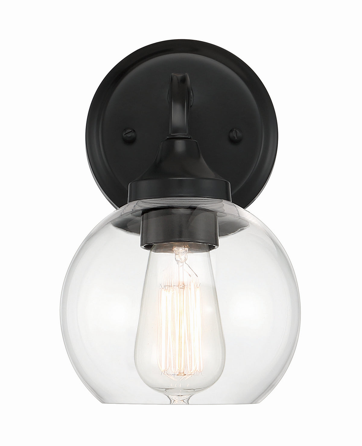 Craftmade - 56201-FB - One Light Wall Sconce - Glenda - Flat Black