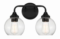 Craftmade - 56202-FB - Two Light Vanity - Glenda - Flat Black