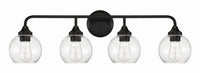 Craftmade - 56204-FB - Four Light Vanity - Glenda - Flat Black