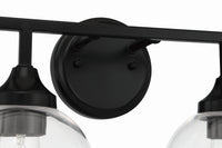 Craftmade - 56204-FB - Four Light Vanity - Glenda - Flat Black