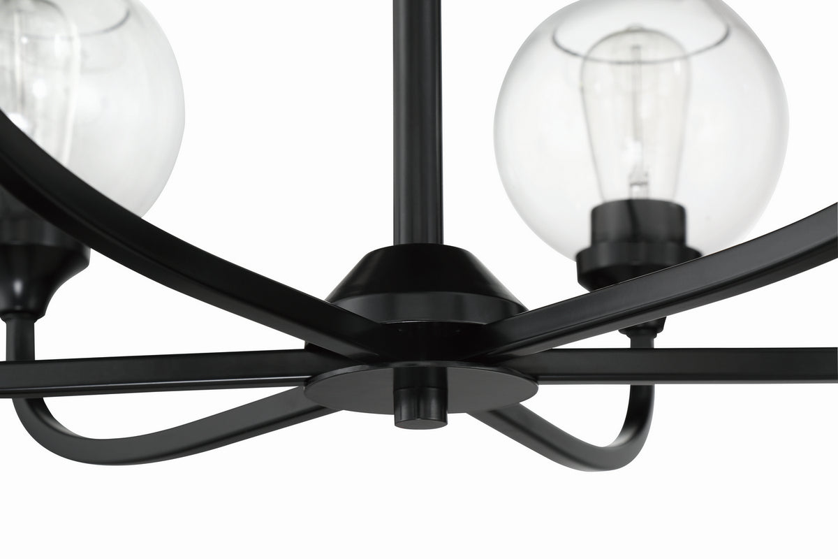 Craftmade - 56229-FB - Nine Light Chandelier - Glenda - Flat Black