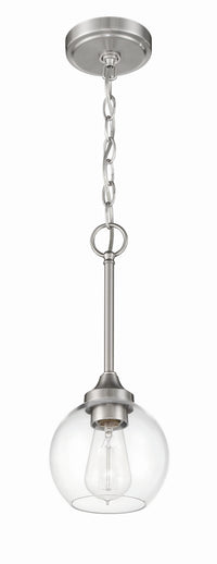 Craftmade - 56291-BNK - One Light Mini Pendant - Glenda - Brushed Polished Nickel