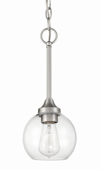 Craftmade - 56291-BNK - One Light Mini Pendant - Glenda - Brushed Polished Nickel
