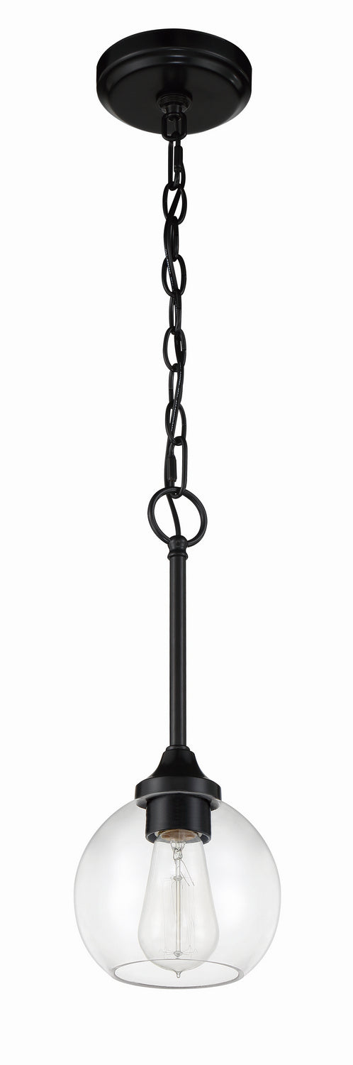 Craftmade - 56291-FB - One Light Mini Pendant - Glenda - Flat Black