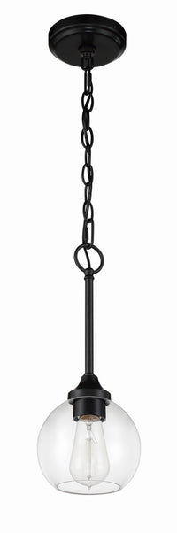 Craftmade - 56291-FB - One Light Mini Pendant - Glenda - Flat Black