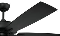 Craftmade - OS60FB5 - 60" Ceiling Fan - Outdoor Super Pro 60 - Flat Black
